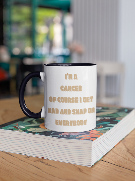 I'm A Cancer Two-Tone Mug, 15oz